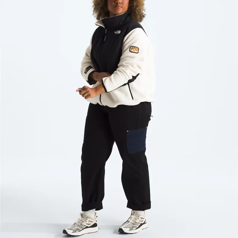 THE NORTH FACE DENALI FW24 Plus Retro Denali Jackets Coats Women's White Sand Dune/Black-4