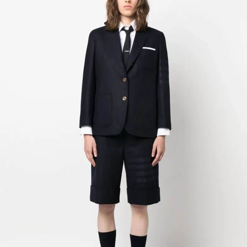 THOM BROWNE Side stripe Tailored Shorts-1
