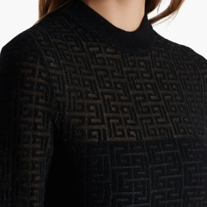 BALMAIN Pb Labyrinth Knit Dress-2