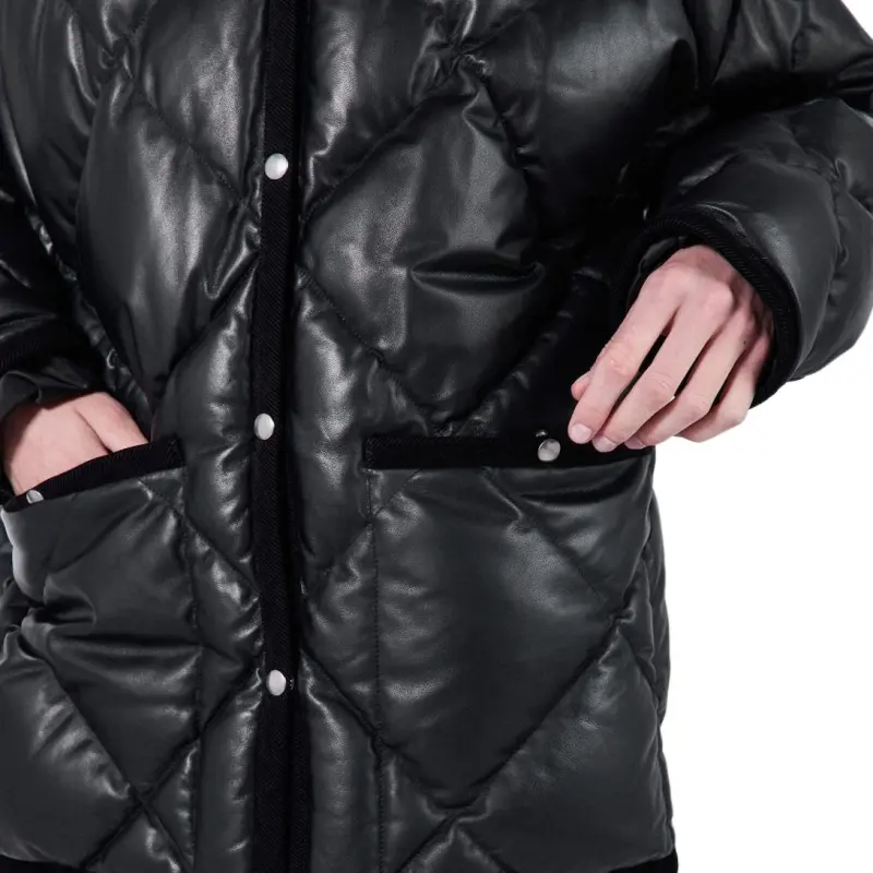 PRADA Quilted Leather Jacket-5
