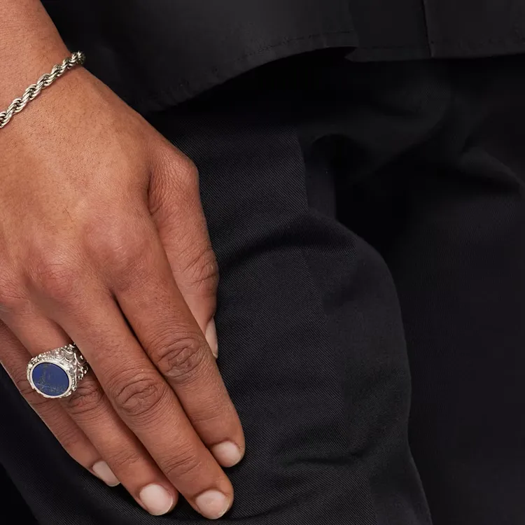EMANUELE BICOCCHI Arabesque Stone Ring-1