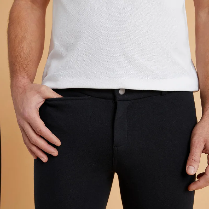 DECATHLON Knitted Sports Pants Men's Black-3