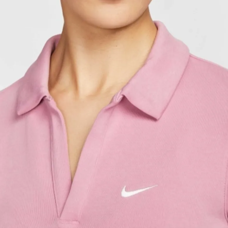 Nike Sportswear Essentials Series Polo Shirt Women's Pink-4