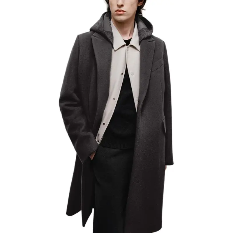 PEACEBIRD MEN x Juan Salazar Coats Men's Brown-5