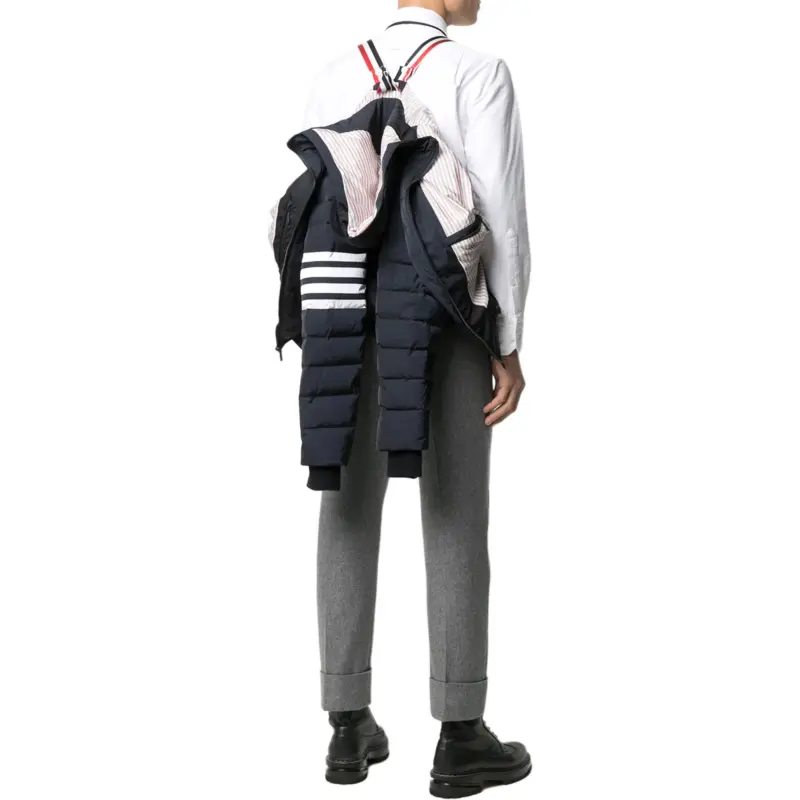 THOM BROWNE 4 Bar Padded Jacket-2