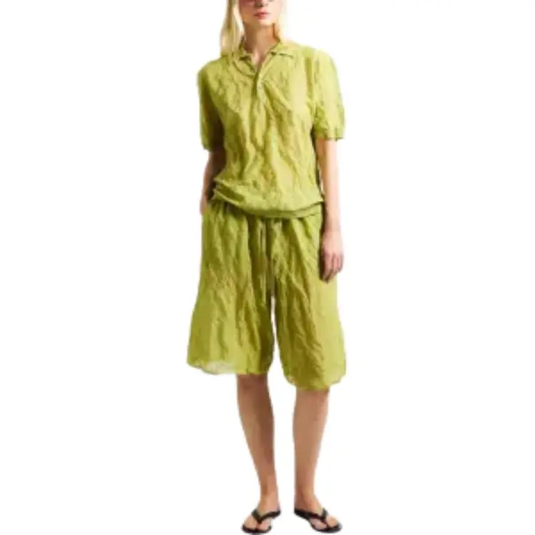 ZANKOV Polo Shirts Unisex Yellow Green-2