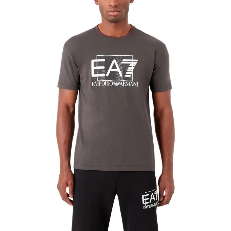 EMPORIO ARMANI EA7 SS23 T Shirt Men's Earthy Brown-2