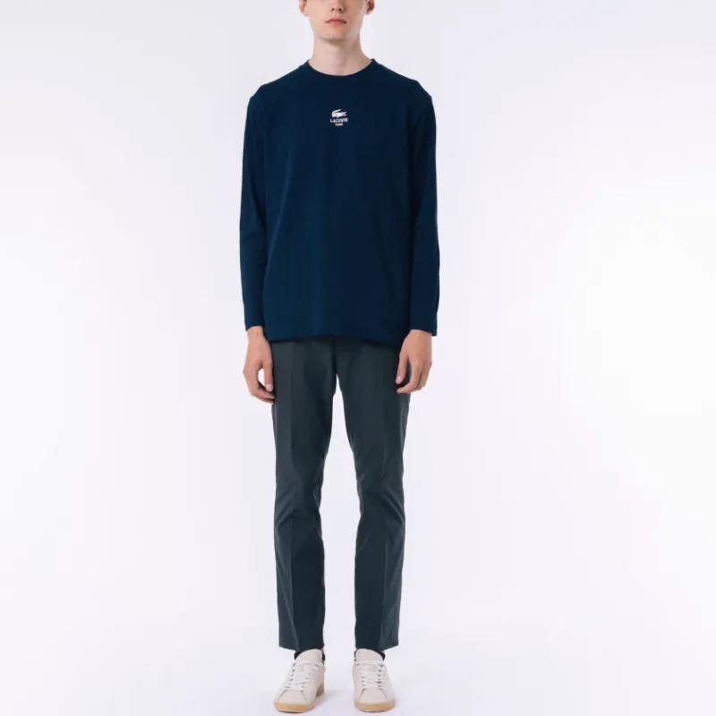 LACOSTE T Shirt Men's Marine Blue-3