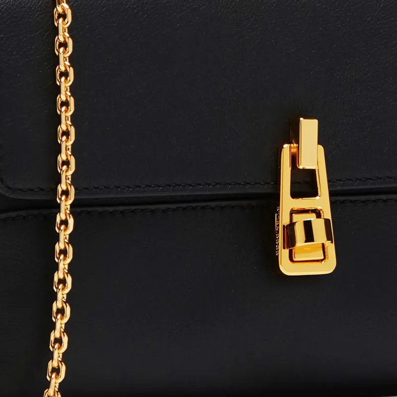 COCCINELLE Magie Smooth Leather Crossbody Bag, Shoulder Bag Women's Black-3