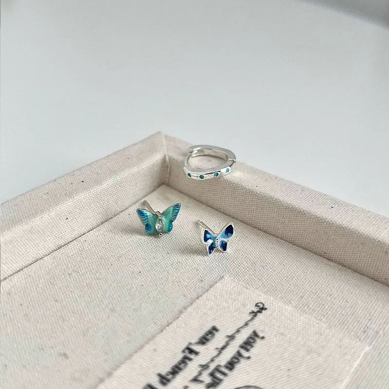 KwOnline Alloy Stud Earrings Women's-2