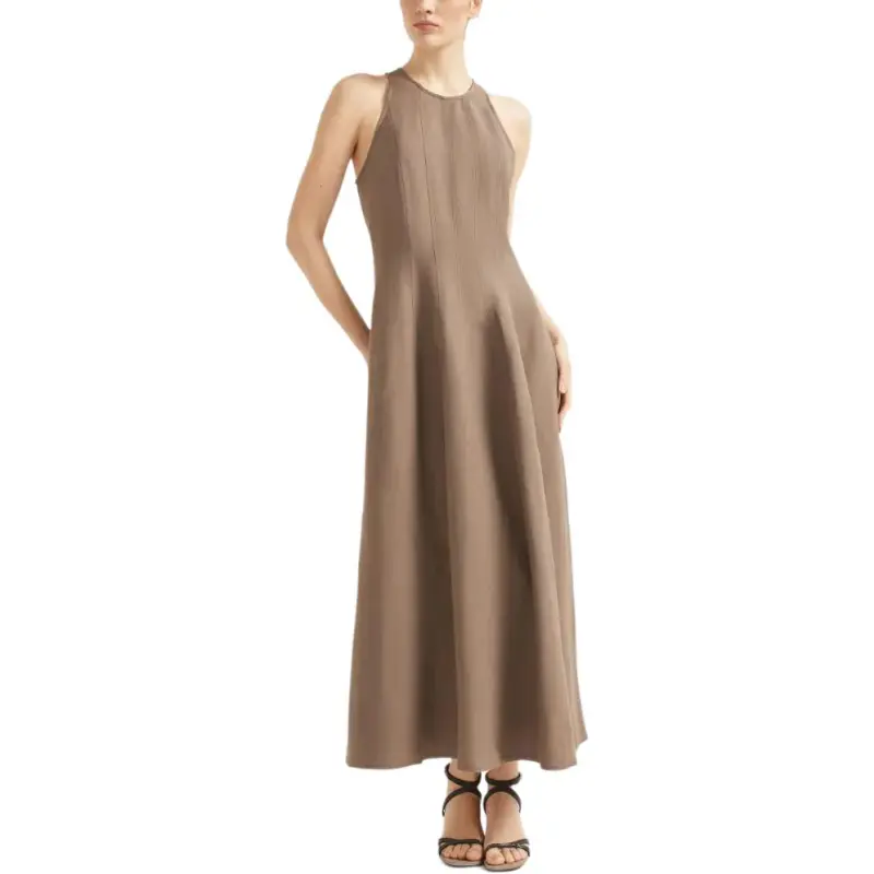 Brunello Cucinelli Sleeveless Crewneck Dress-3