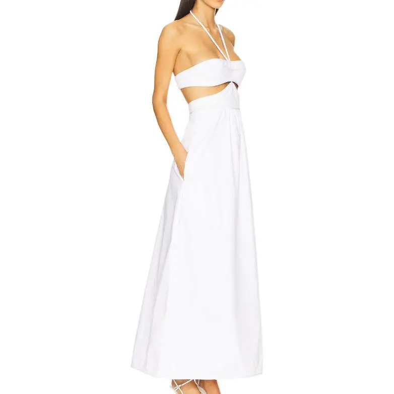 Adriana Degreas Sleeveless Dress Women's White-2