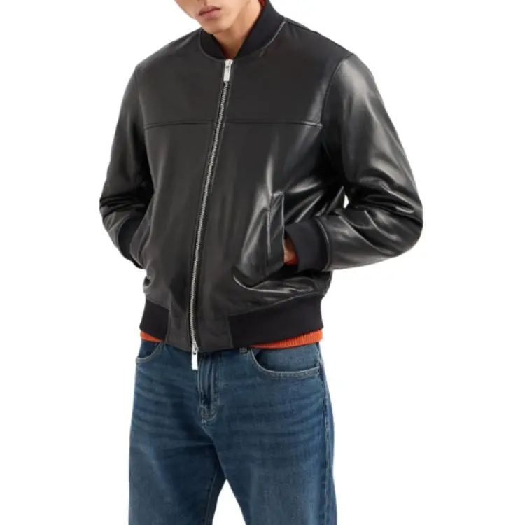 ARMANI EXCHANGE Zip Up Bomber Jacket-2