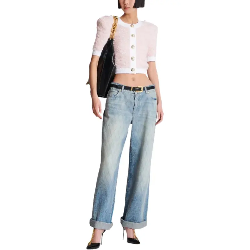 BALMAIN Cropped Cardigan-3