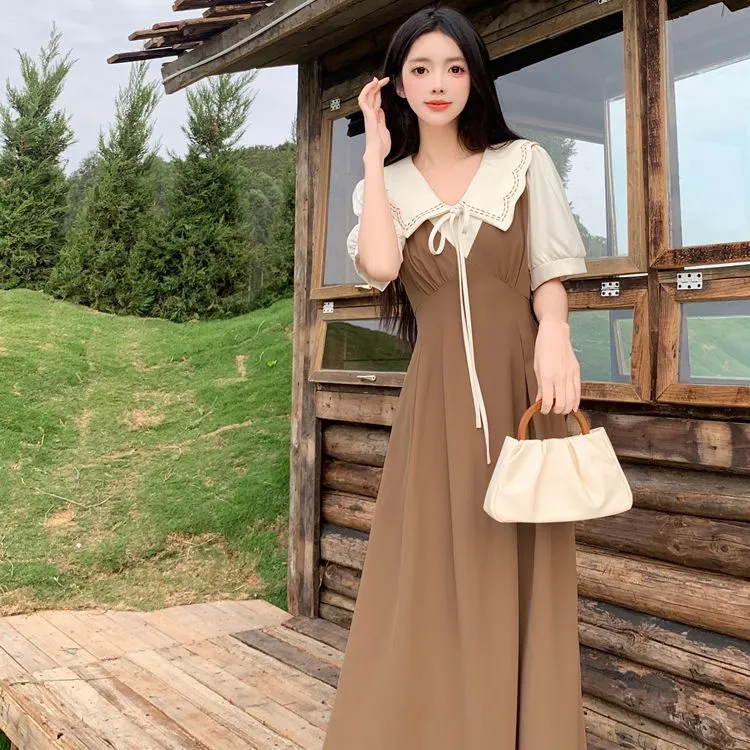 GULIANFEI Short Sleeved Dress Women's-4
