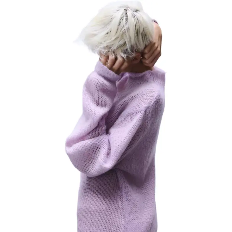 ZARA Sweater Women's Light Purple-5
