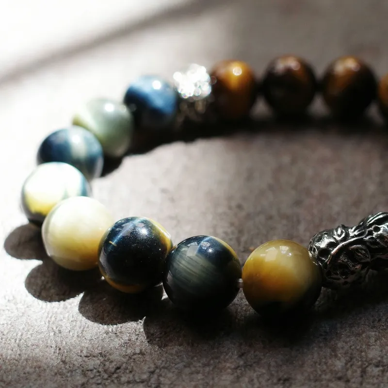 Empress 47 Concept Tiger's Eye Stone Bracelets Unisex-2