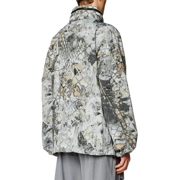 DIESEL J Dorsett Graphic Printed Lightweight Jacket-4
