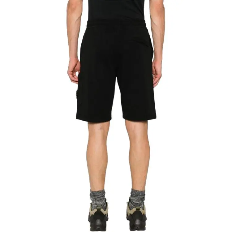 STONE ISLAND Compass Patch Drawstring Shorts-5
