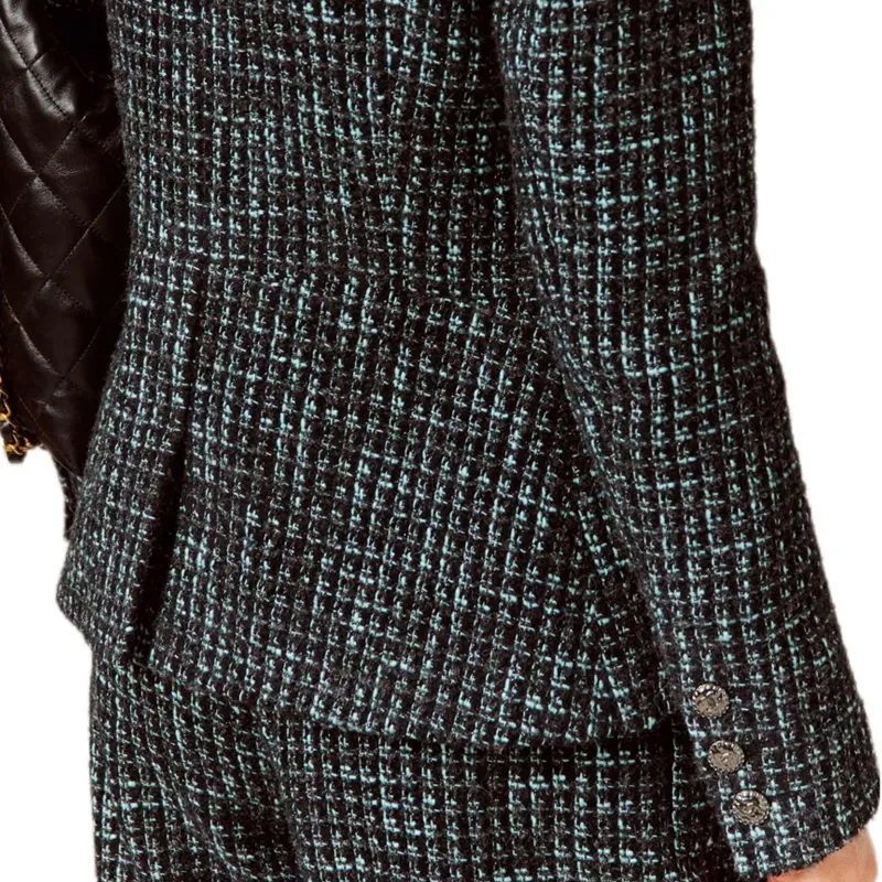 CHANEL FW22 Jackets Coats Women's Black-3