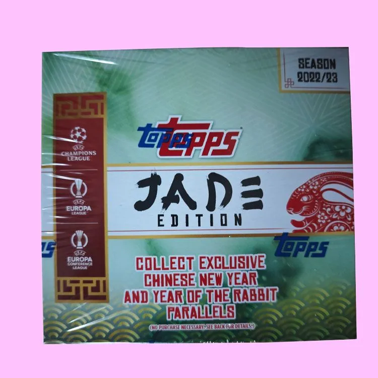 Topps 2022 23 Jade Edition Box Year Of The Rabbit Jasper European War Box Sports Cards Full Box-3