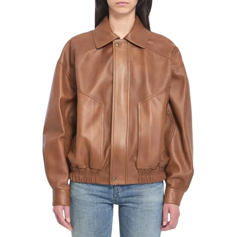 SAINT LAURENT Jackets & Coats Men's Umber-4