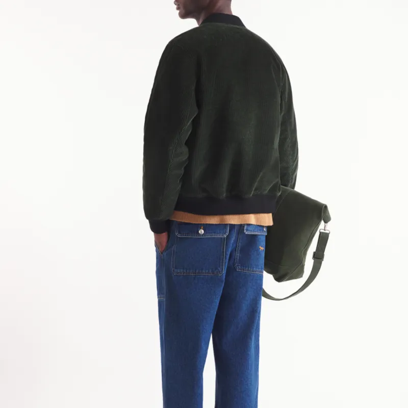 Maison Kitsune Teddy Bomber Jacket-4