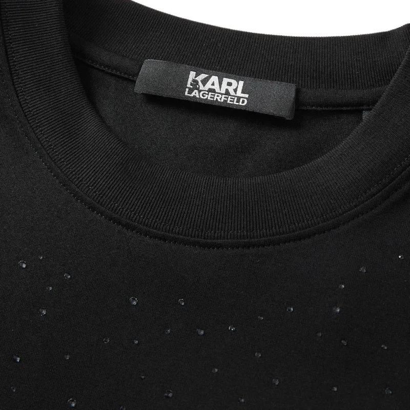 KARL LAGERFELD SS25 T Shirt Men's Black-2