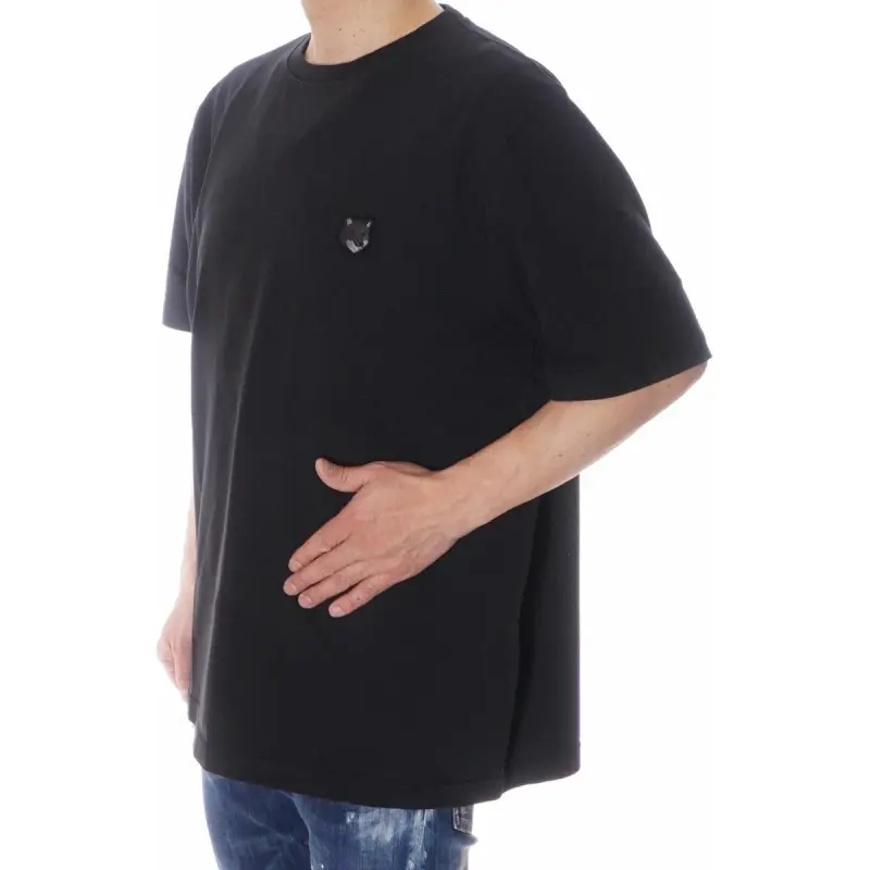 Maison Kitsune Bold Fox Head Patch Crewneck T Shirt-3