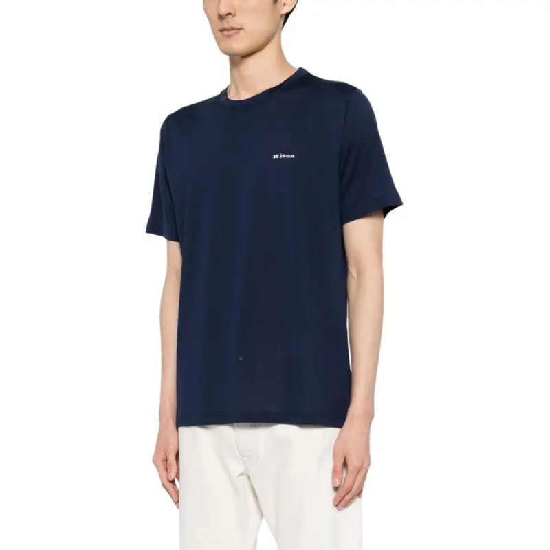 KITON Short sleeve Cotton T shirt-3