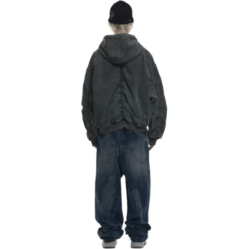 GRAILZ Jackets Coats Men's Charcoal-5