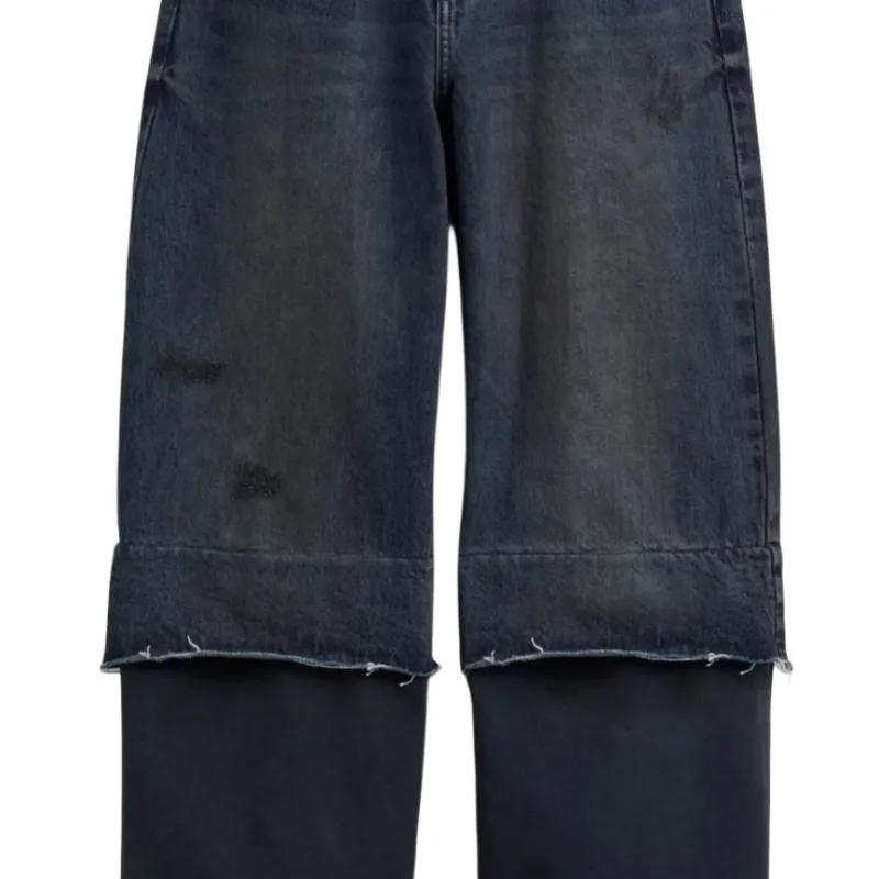 COACH FW24 Jeans Women's Navy Blue-4