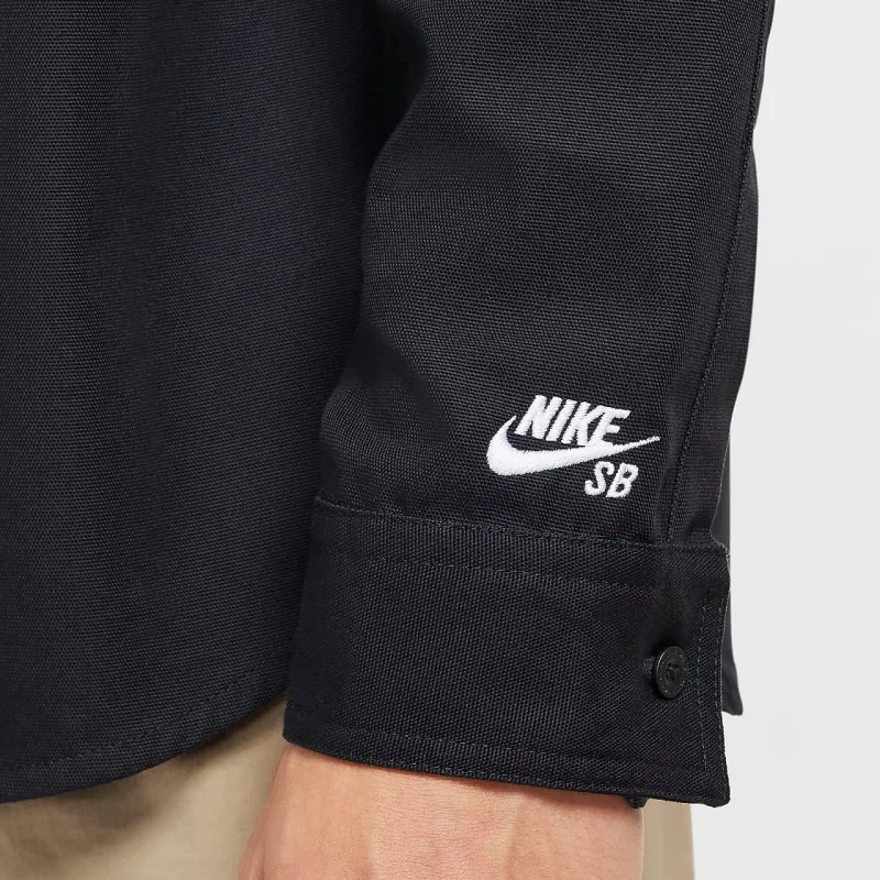 Nike Sb Long-Sleeve Woven Skate Top-4