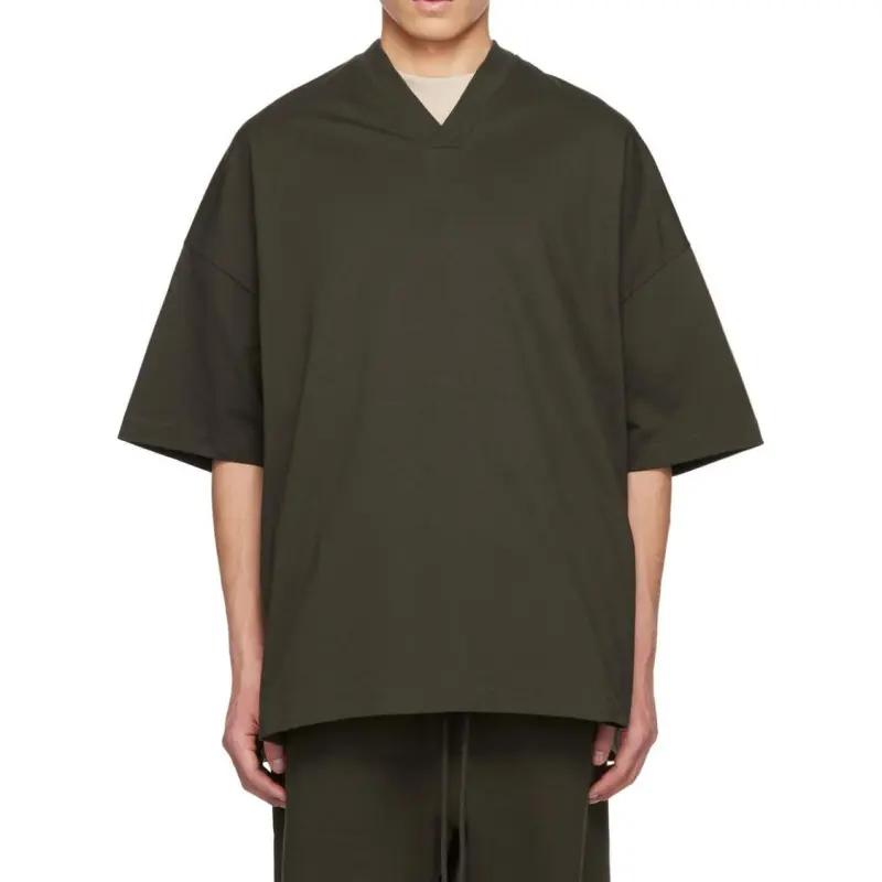 Fear Of God Essentials V Neck Tee-4