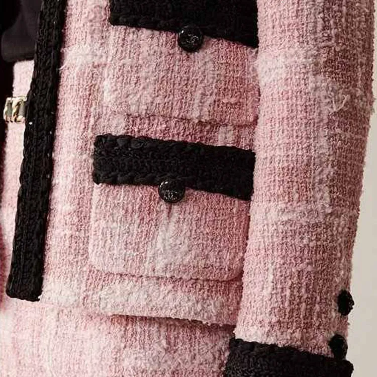 CHANEL Jackets Coats Women's Pink-2