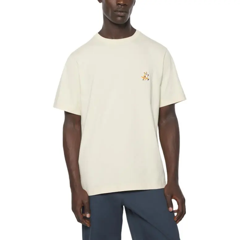 Maison Kitsune Speedy Fox Patch Comfort T Shirt-3