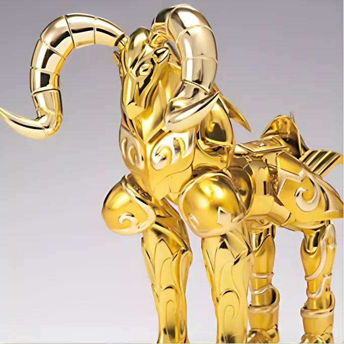 BANDAI Mu Bandai Myth Of The Saint Armor Saint Seiya Gold Saint Seiya Aries Scale Figures-2