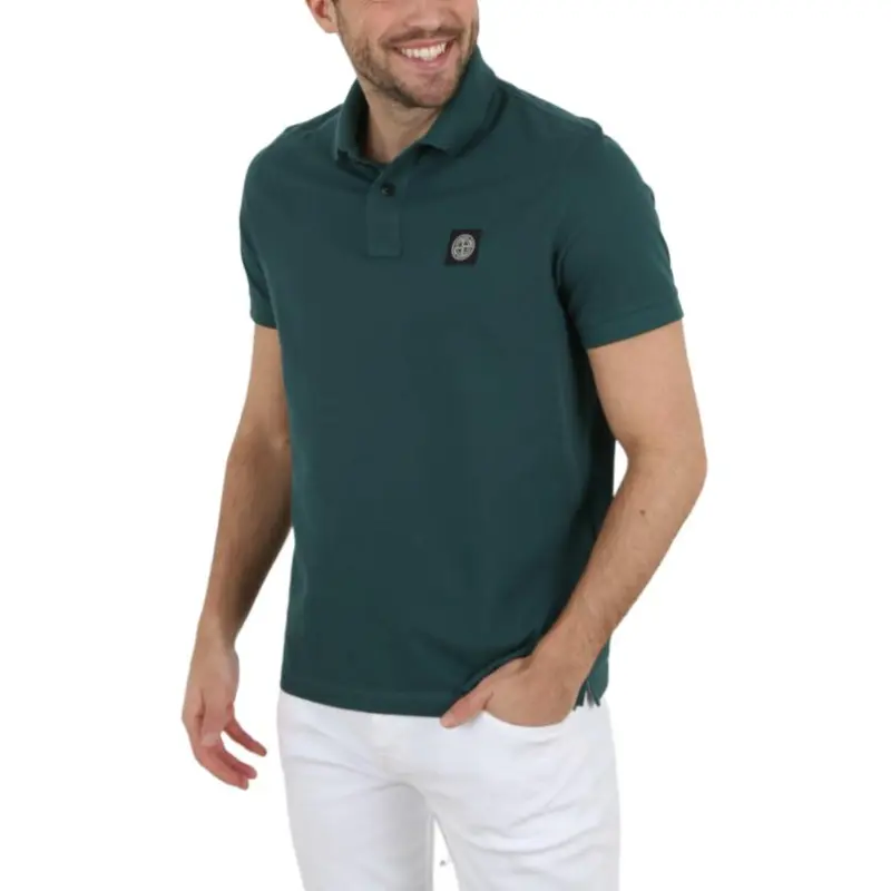 STONE ISLAND Polo Shirts Men Green-2