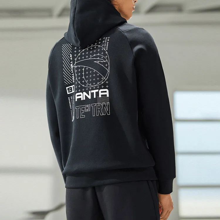 ANTA Variety Training Collection Sweatshirts Men Black-4