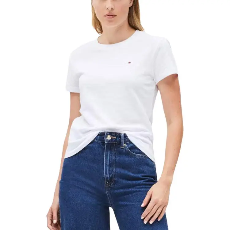 Tommy Hilfiger Logo embroidered T shirt-1