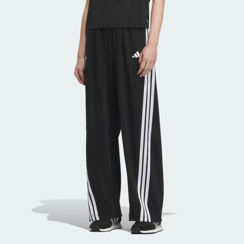 Adidas SS25 BANANA KNIT JOGGERS Casual Pants Women's Black-1