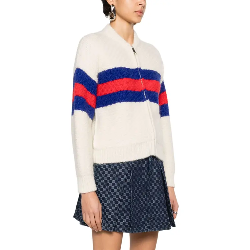 GUCCI Zip-Up Knitted Cardigan-4