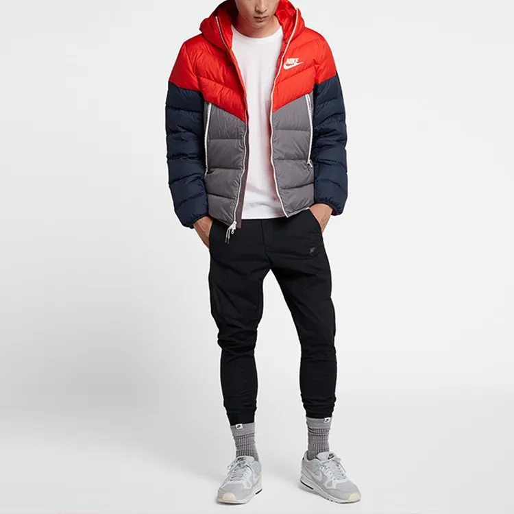 Nike Down Jackets Men Red Blue Gray Multicolor-2