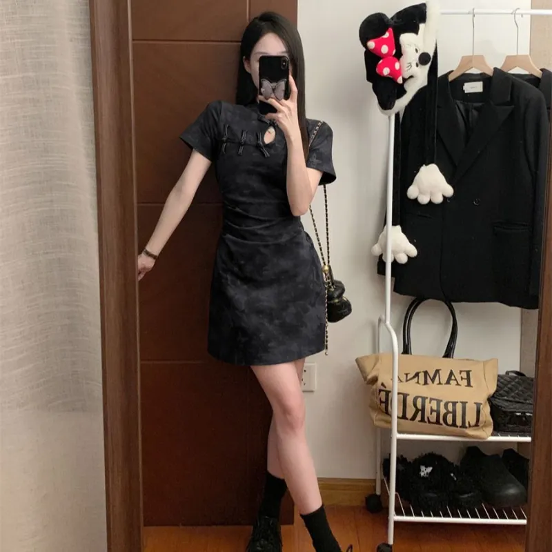 GULIANFEI Short Sleeved Dress Women's-3