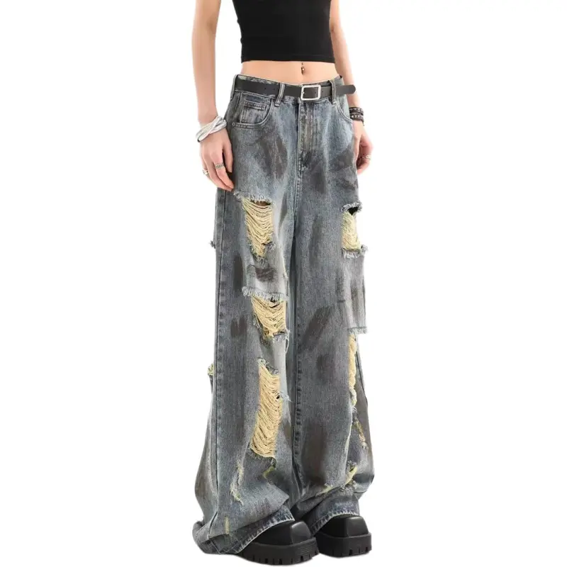 NHZN Jeans Women's Blue-2