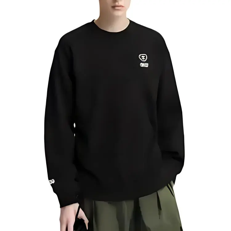 Aape Logo patch Crew neck Sweatshirt-6