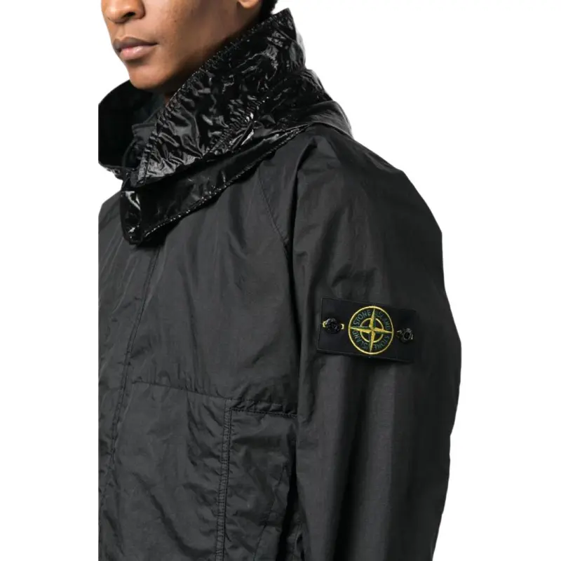 STONE ISLAND Drawstring Hooded Jacket-4