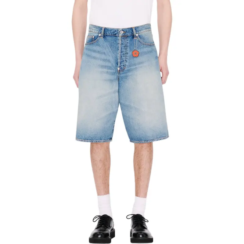 KENZO SS25 Denim Shorts Men's Blue-3