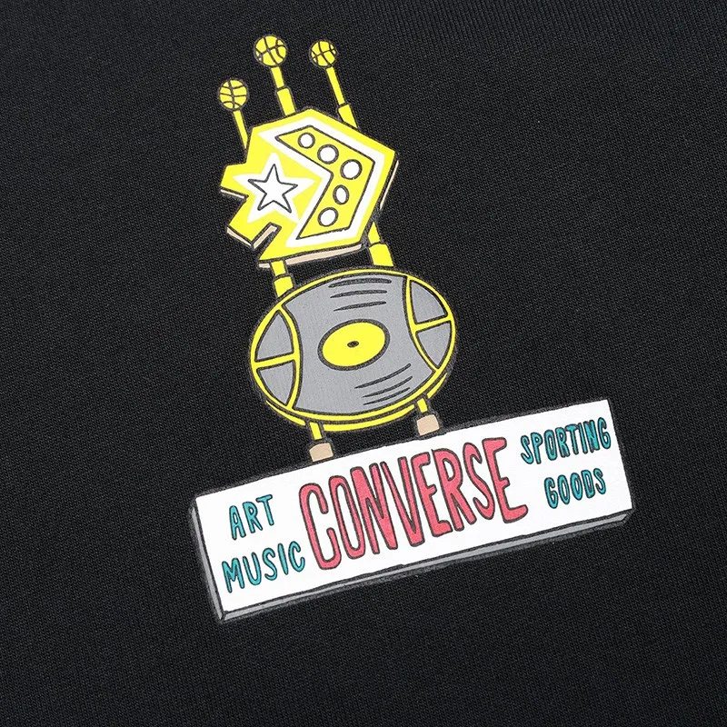 Converse Diamond Dharma T Shirts Men Black-3