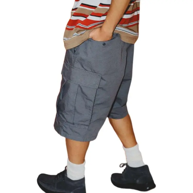 Beams Cargo Shorts Men Gray-2